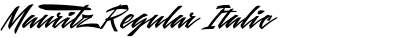 Mauritz Regular Italic